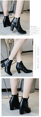 Beatriz- Retro Zipper Boots - thumbnail 9
