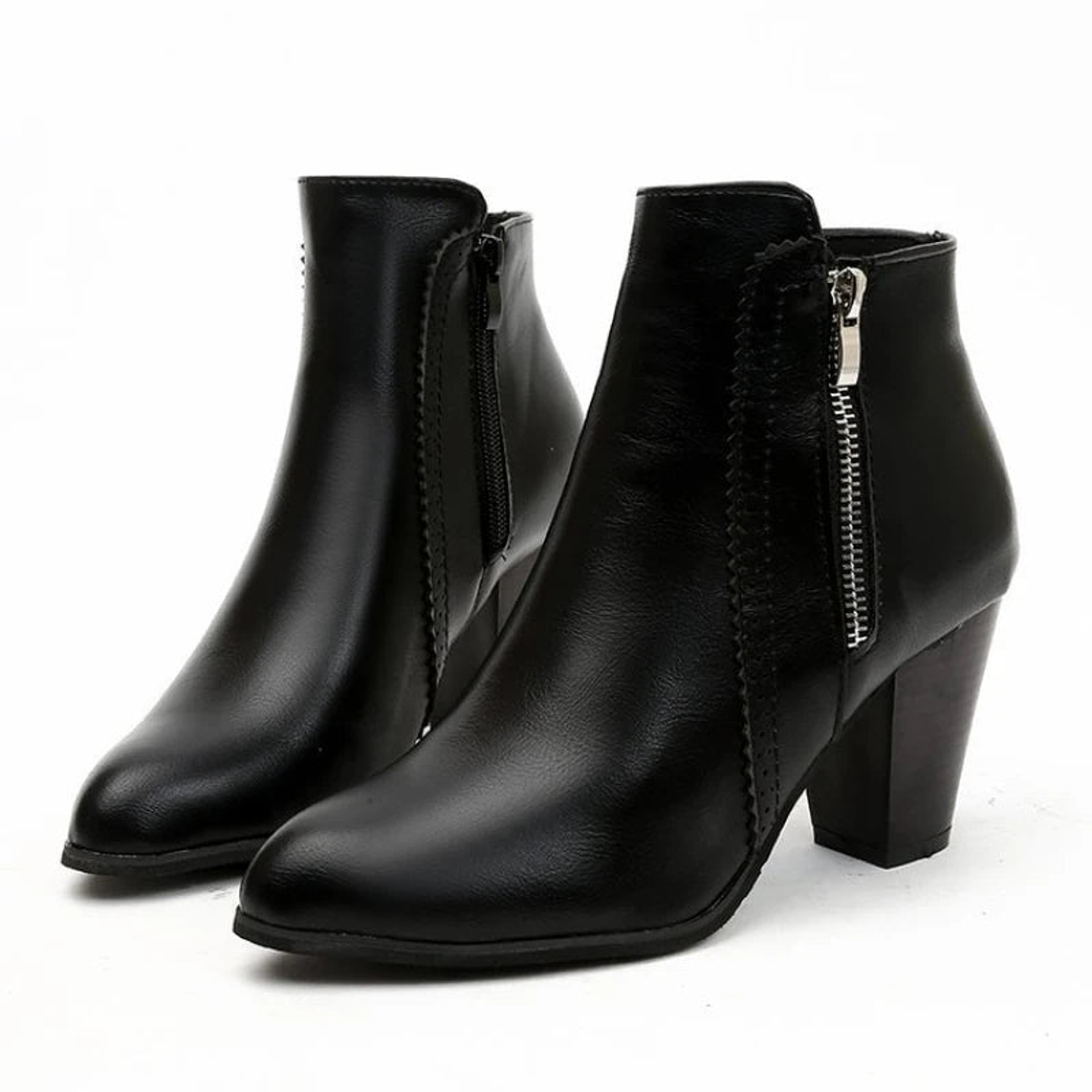 Beatriz- Retro Zipper Boots 12