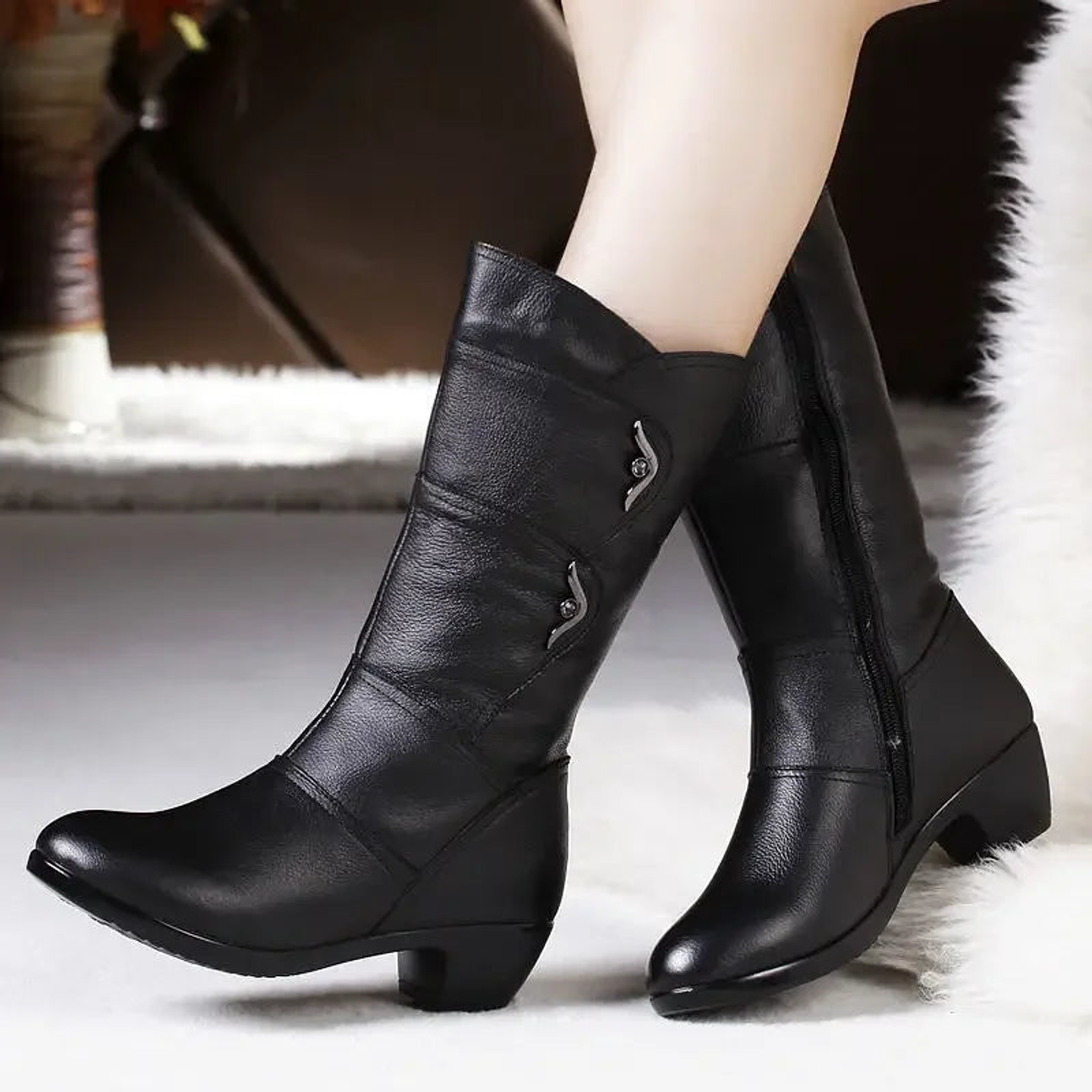 Blair- Fleece Boots 6