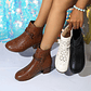 Eulalie- Hollow-Out Ankle Boots - thumbnail 7