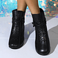 Eulalie- Hollow-Out Ankle Boots - thumbnail 12