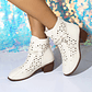 Eulalie- Hollow-Out Ankle Boots - thumbnail 16