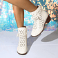 Eulalie- Hollow-Out Ankle Boots - thumbnail 17