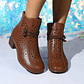 Eulalie- Hollow-Out Ankle Boots - thumbnail 21