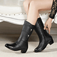 Zosia- Chunky Mid-Calf Boots - thumbnail 1
