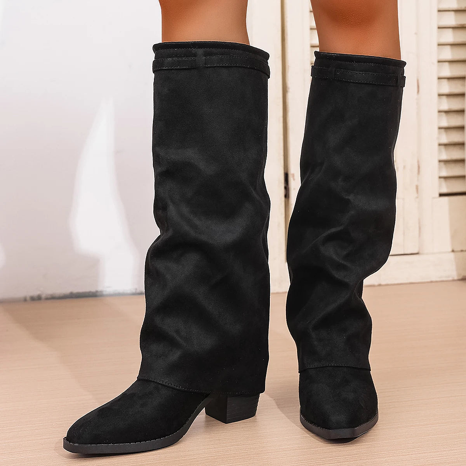 Savannah- Pointed Mid-Length Boots 9