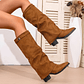 Savannah- Pointed Mid-Length Boots - thumbnail 10