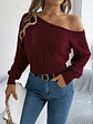 Ciela- Off-Shoulder Sweater - thumbnail 14