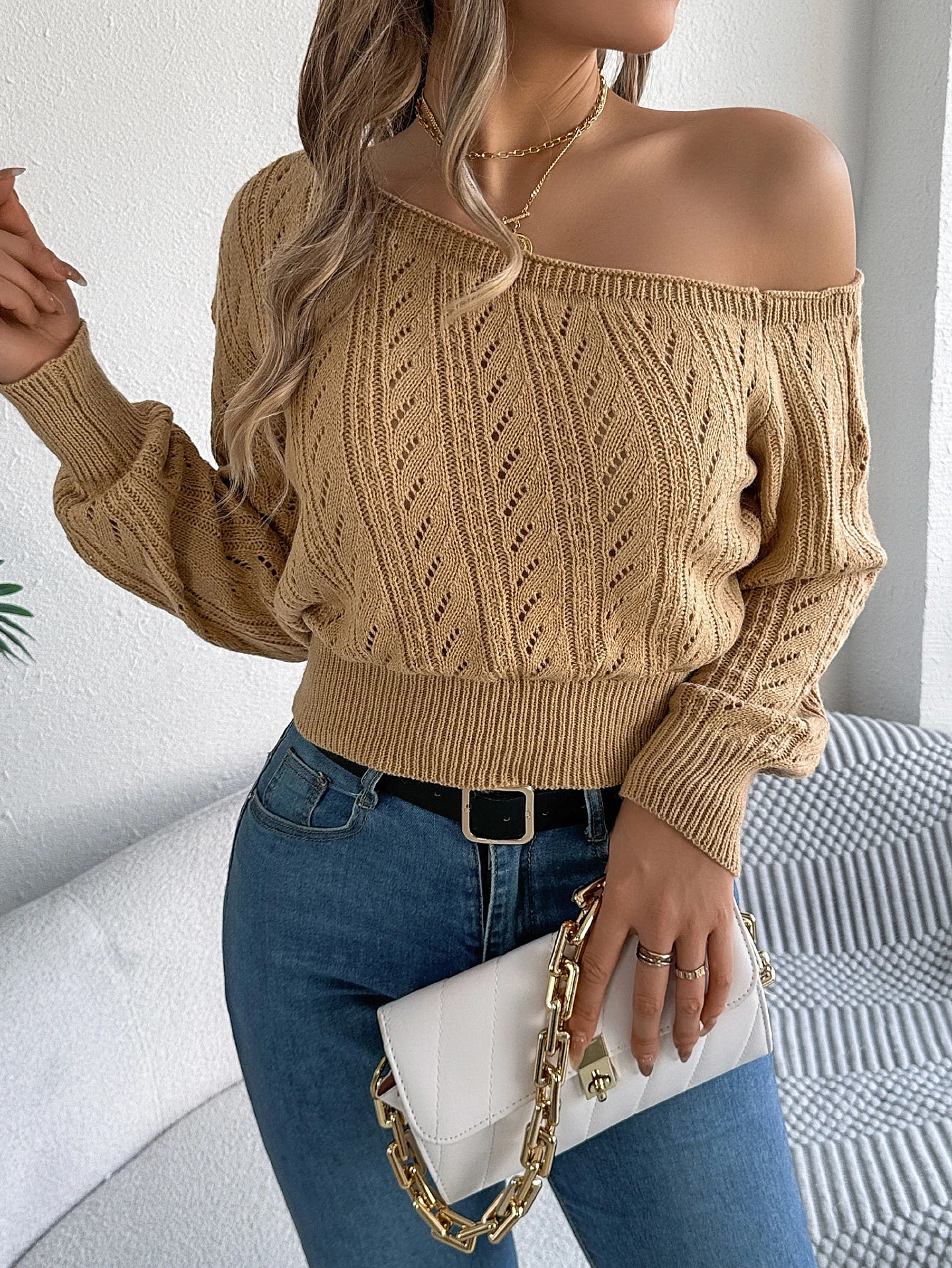 Ciela- Off-Shoulder Sweater 20