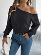 Ciela- Off-Shoulder Sweater - thumbnail 1