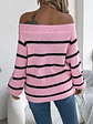 Vesna- Striped Lantern Sweater - thumbnail 3