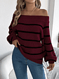 Vesna- Striped Lantern Sweater - thumbnail 5