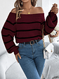 Vesna- Striped Lantern Sweater - thumbnail 6