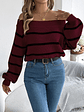 Vesna- Striped Lantern Sweater - thumbnail 10