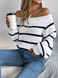 Vesna- Striped Lantern Sweater - thumbnail 16