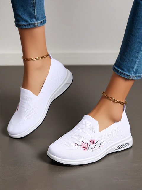Eve- Mesh Flat Sneakers