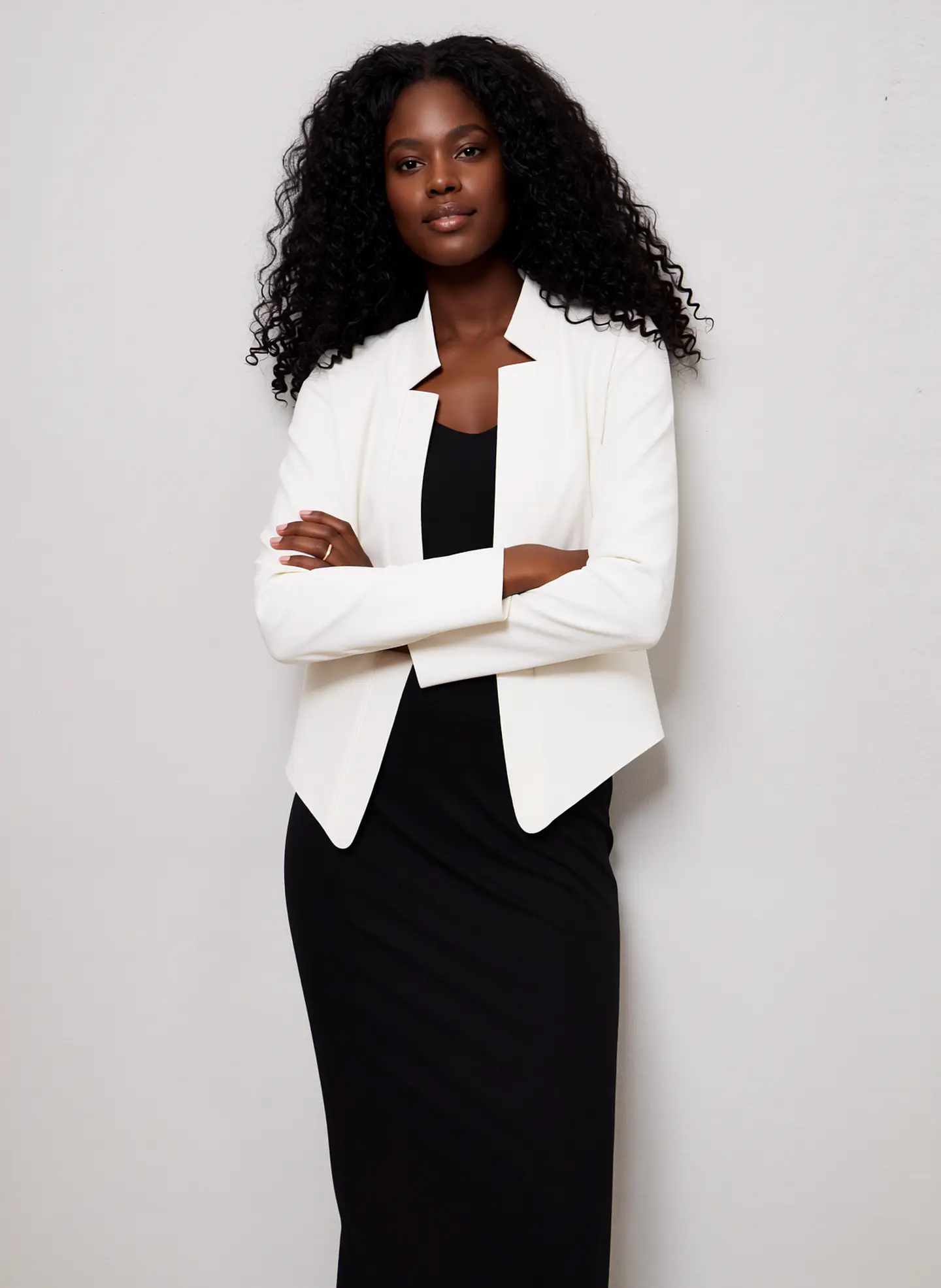 Gabriella- Open-Stitch Blazer 1