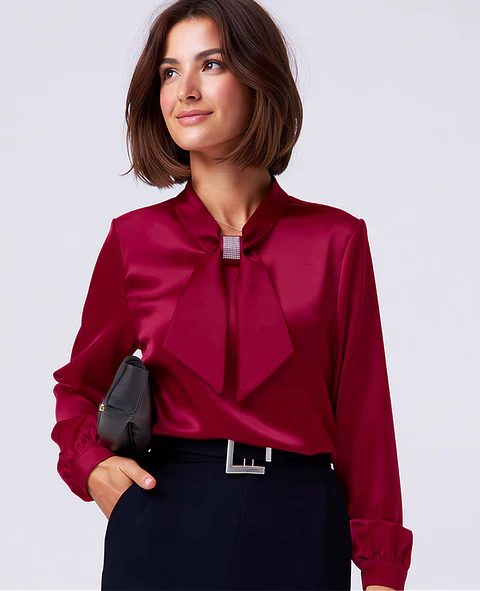 London- Long Sleeve Blouse
