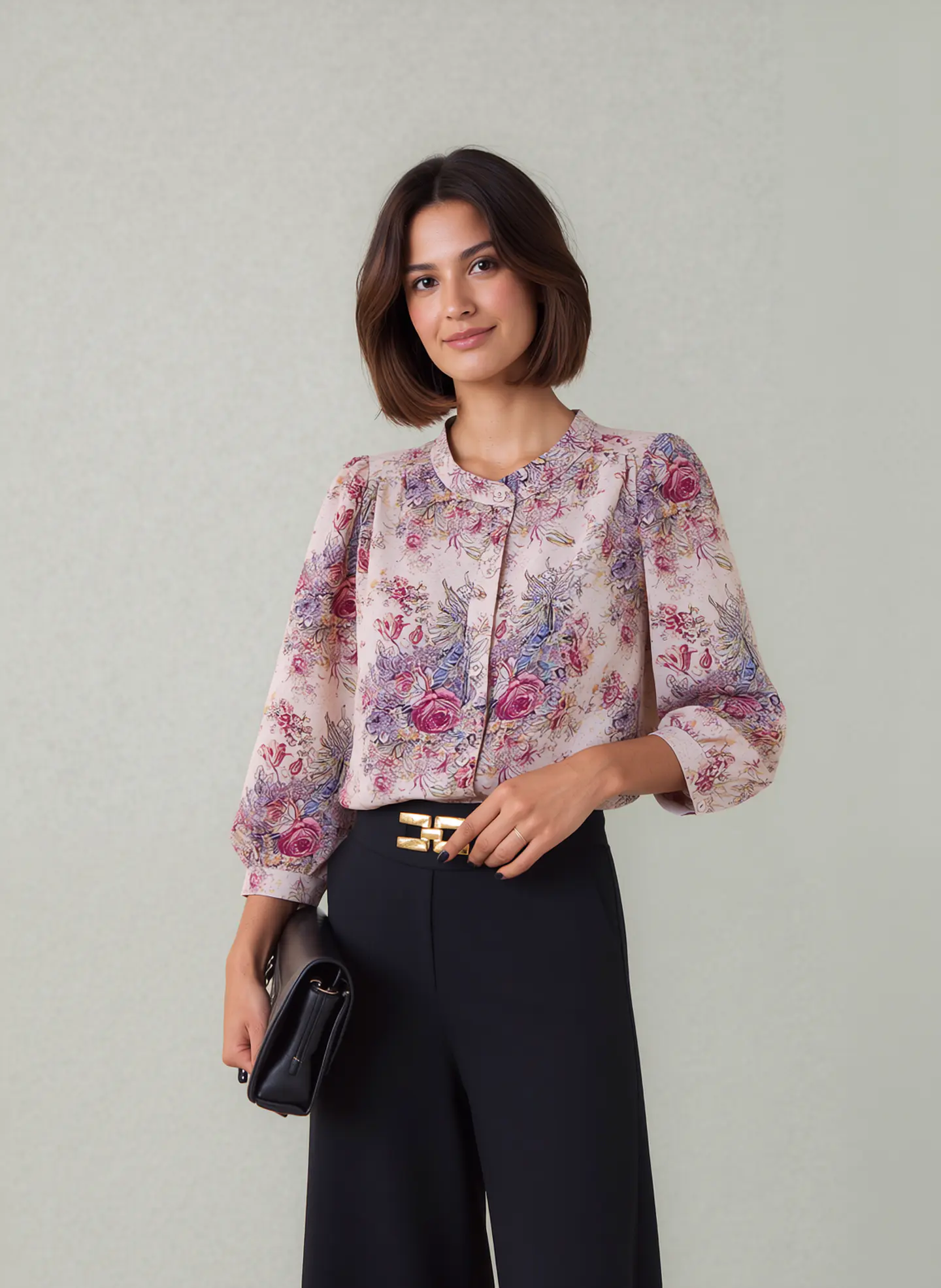 Natalie- Vintage Elegant Shirt 1
