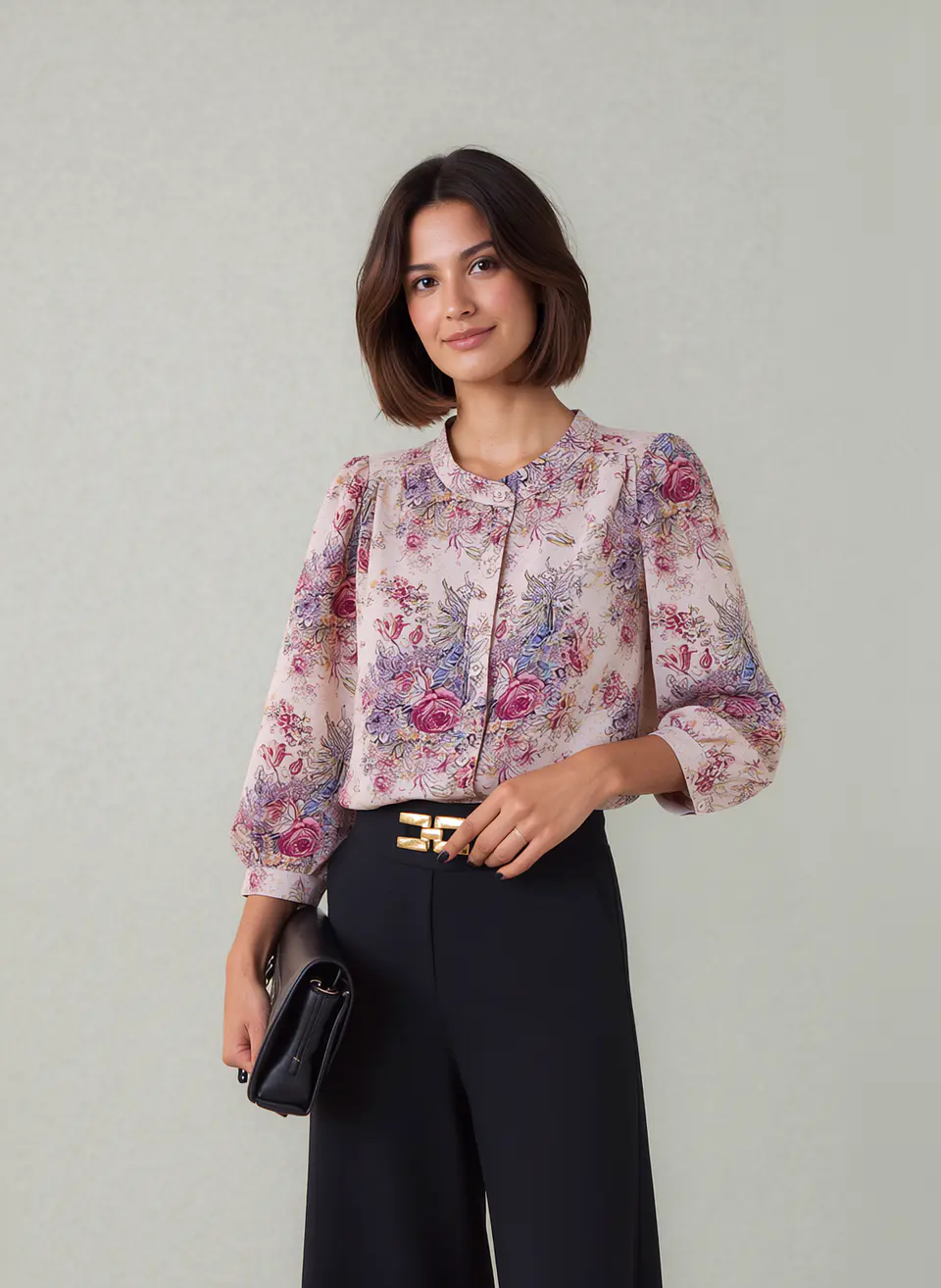 Natalie- Vintage Elegant Shirt 1