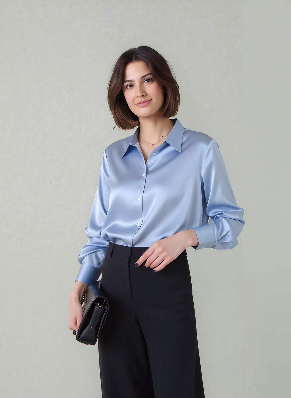Goldie- Solid Color Blouse 1