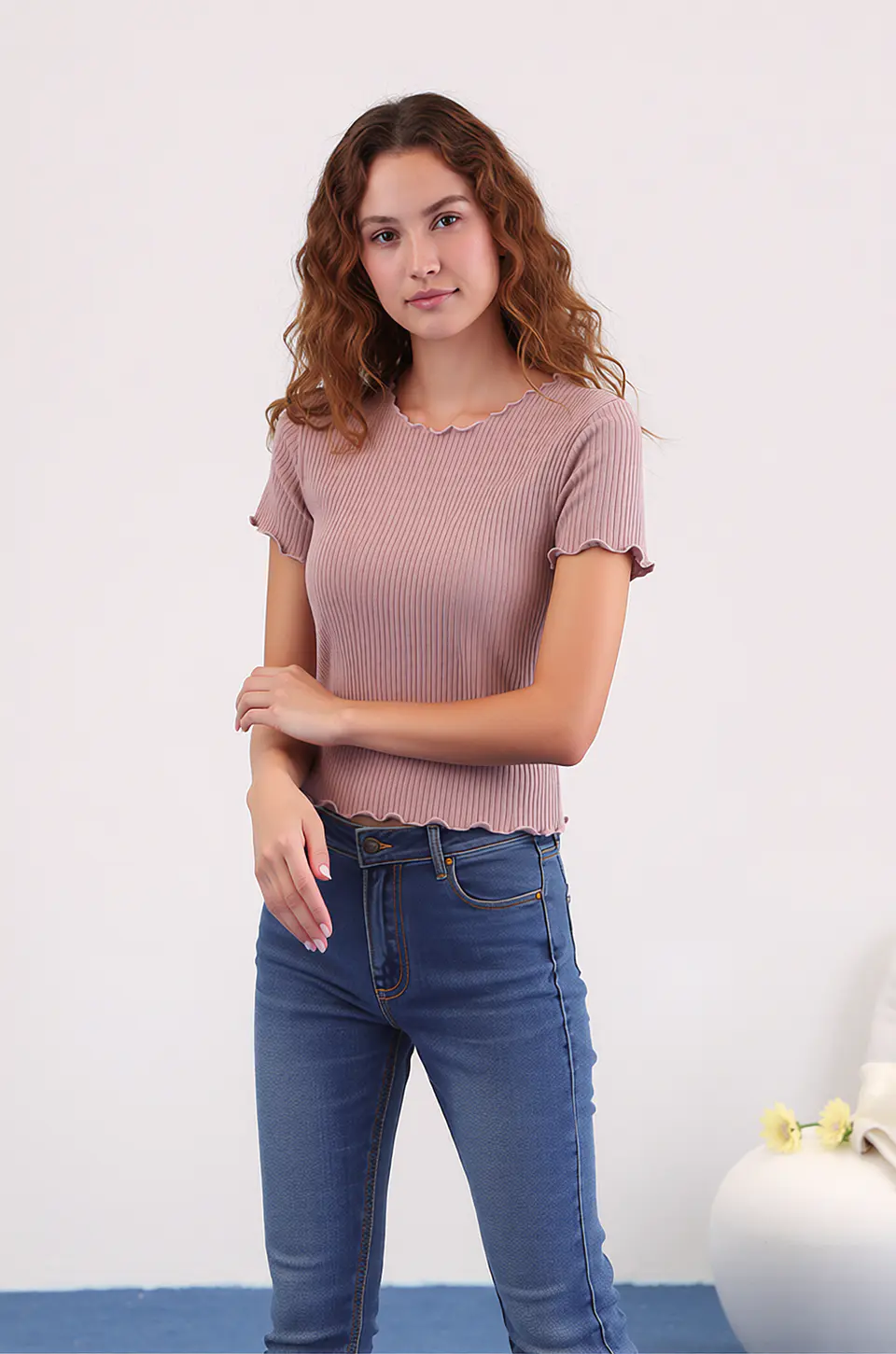 Ophelia- Vintage O-Neck T-Shirt 1