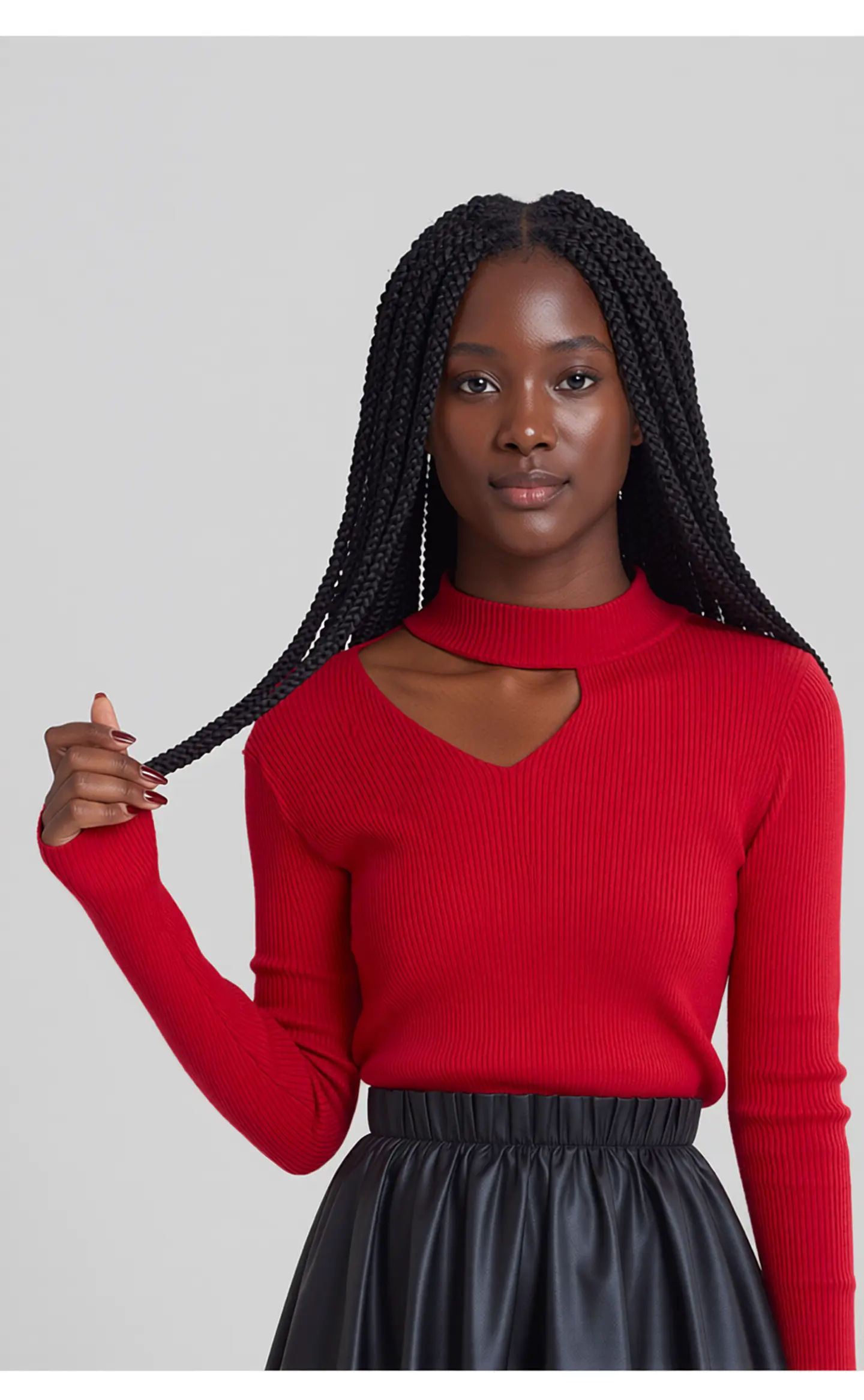 Hildegard- Hollow-Out Sweater 1