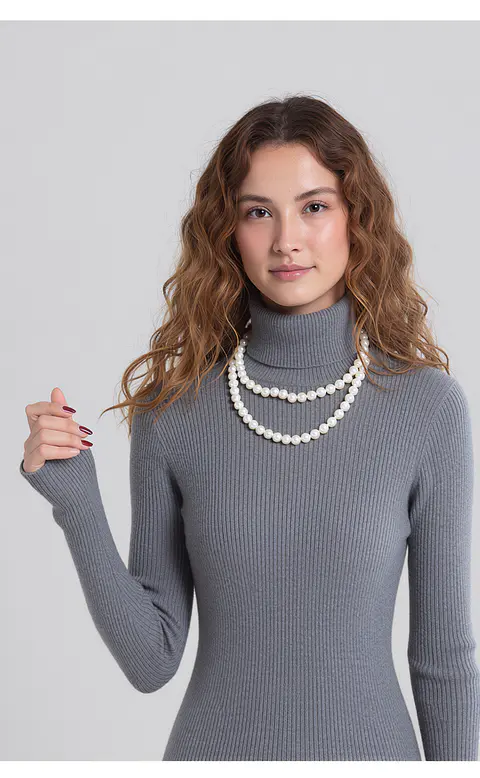 Alessia- Turtleneck Knit Sweater