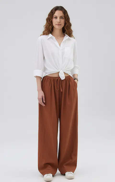Riley- Linen Pocket Pants