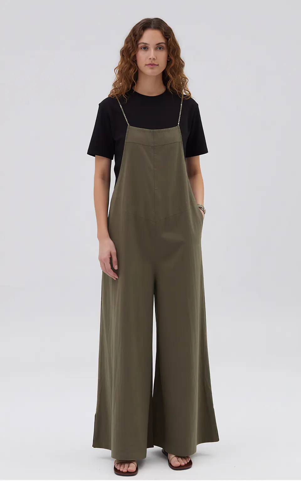 Mila- Cotton Dungarees 1