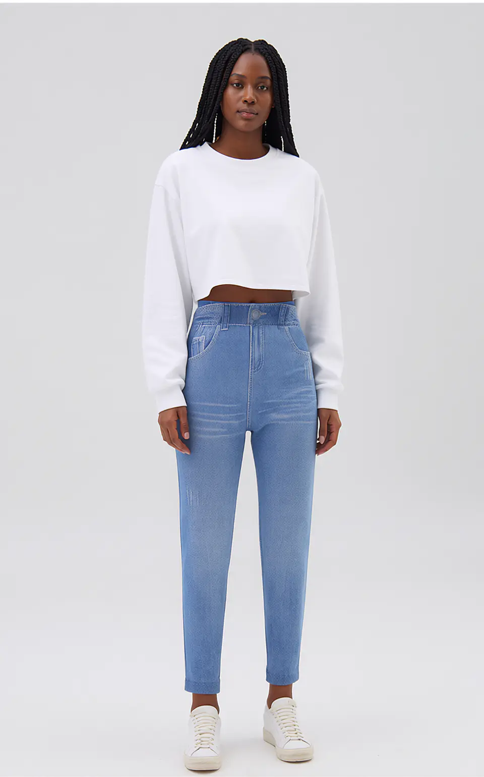 Nora- Faux Skinny Jean Leggings 1