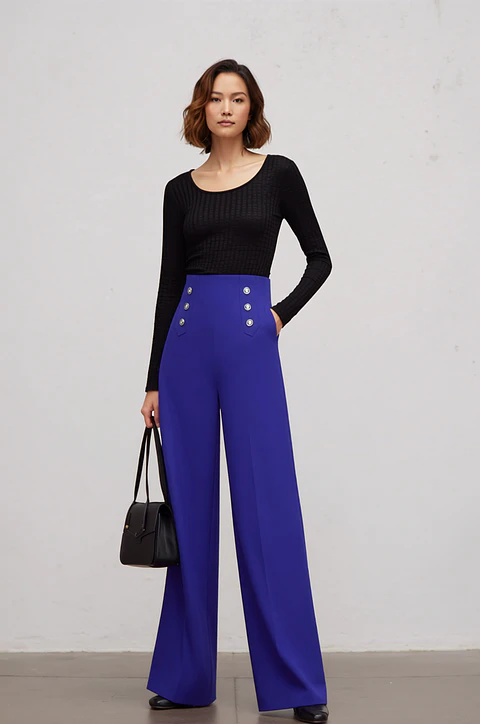 Zoe- Wide-Leg Pants