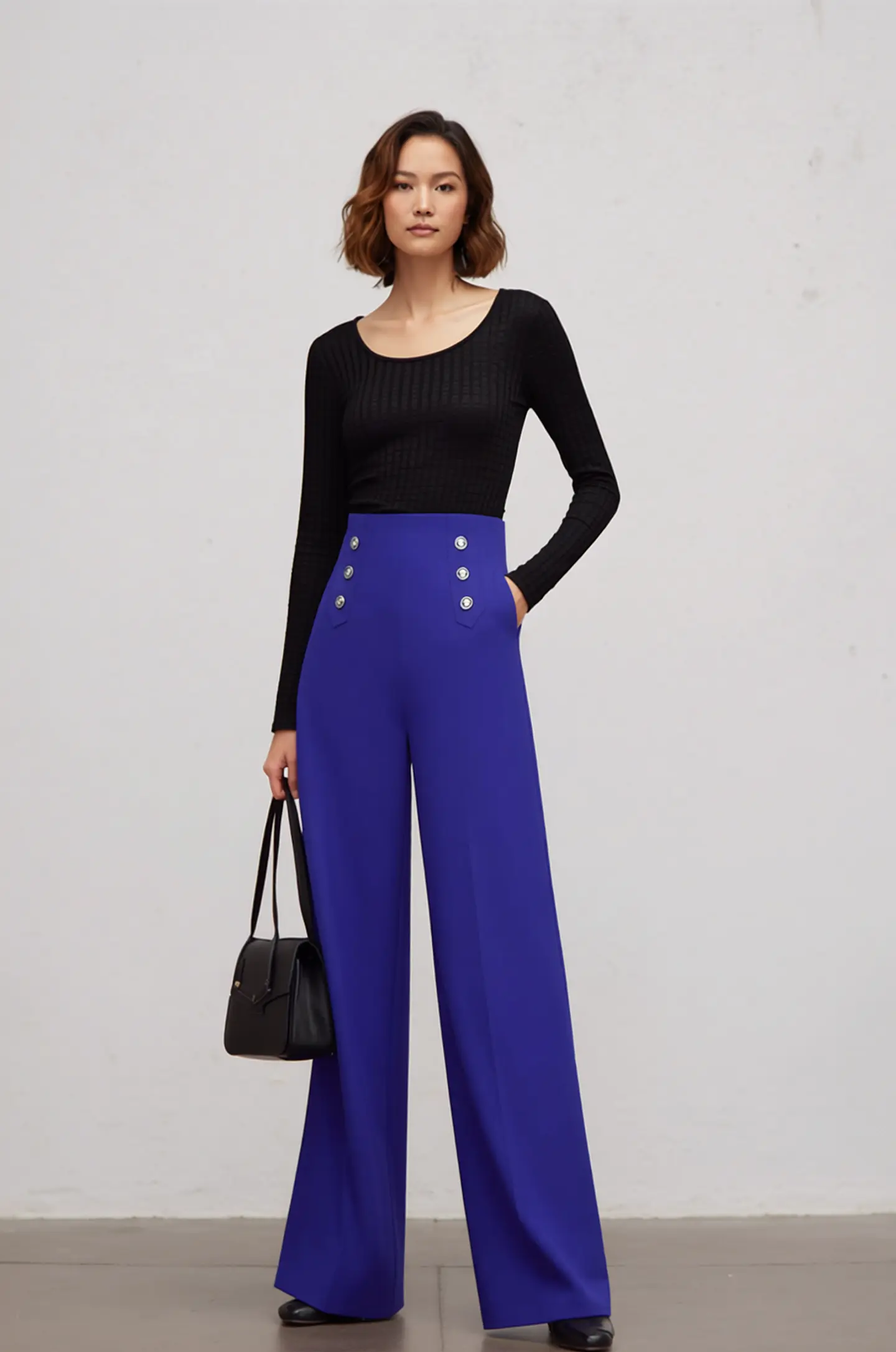 Zoe- Wide-Leg Pants 1
