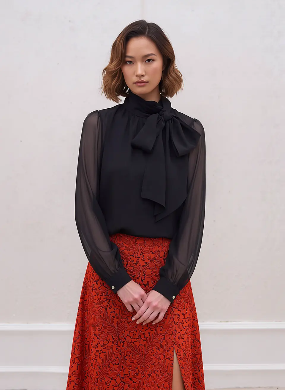 Morgan- Long Sleeve Blouse 1