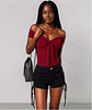 Amelia- V-Neck Top - thumbnail 1