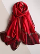 Caroline- Embroidered Silk Shawl - thumbnail 1