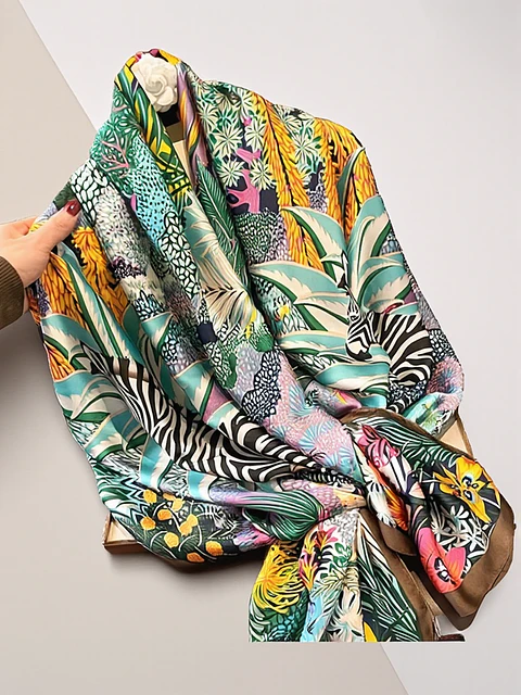 Julia- Satin Serenity Shawl