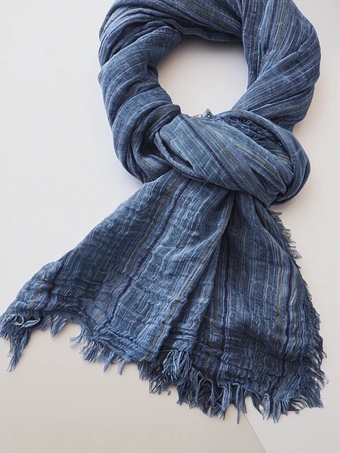 Alexis- Cotton Linen Shawl