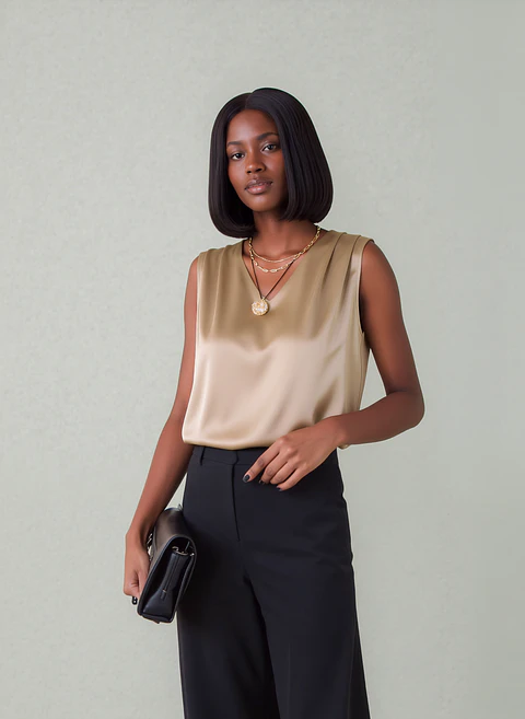 Chelsea- Elegant V-Neck Vest