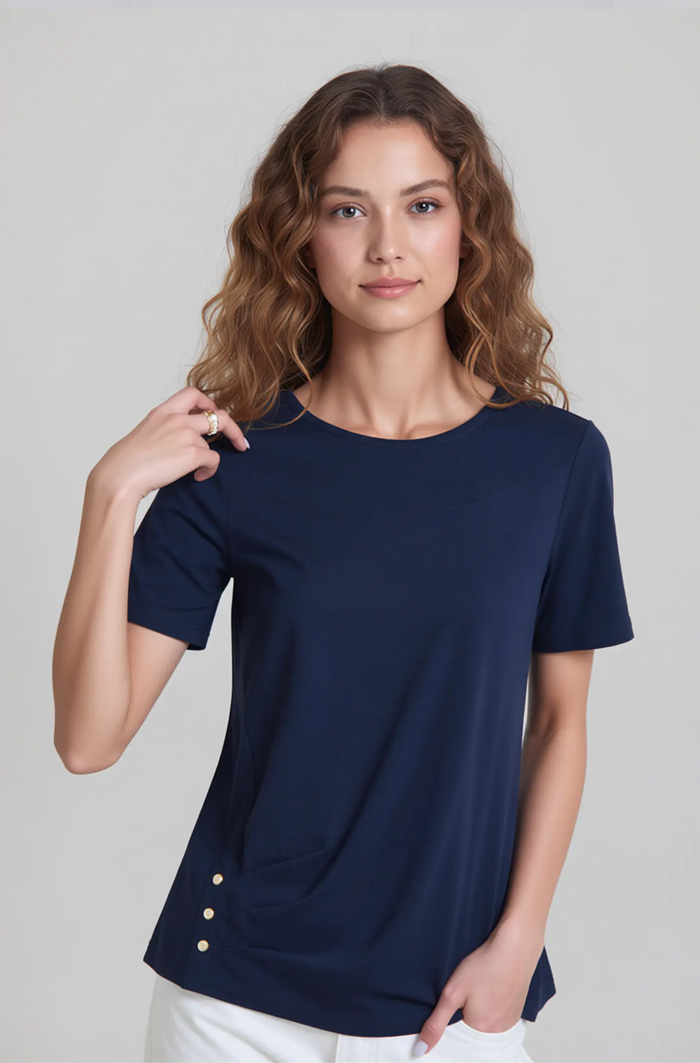 Inez- Half Sleeve Top 1