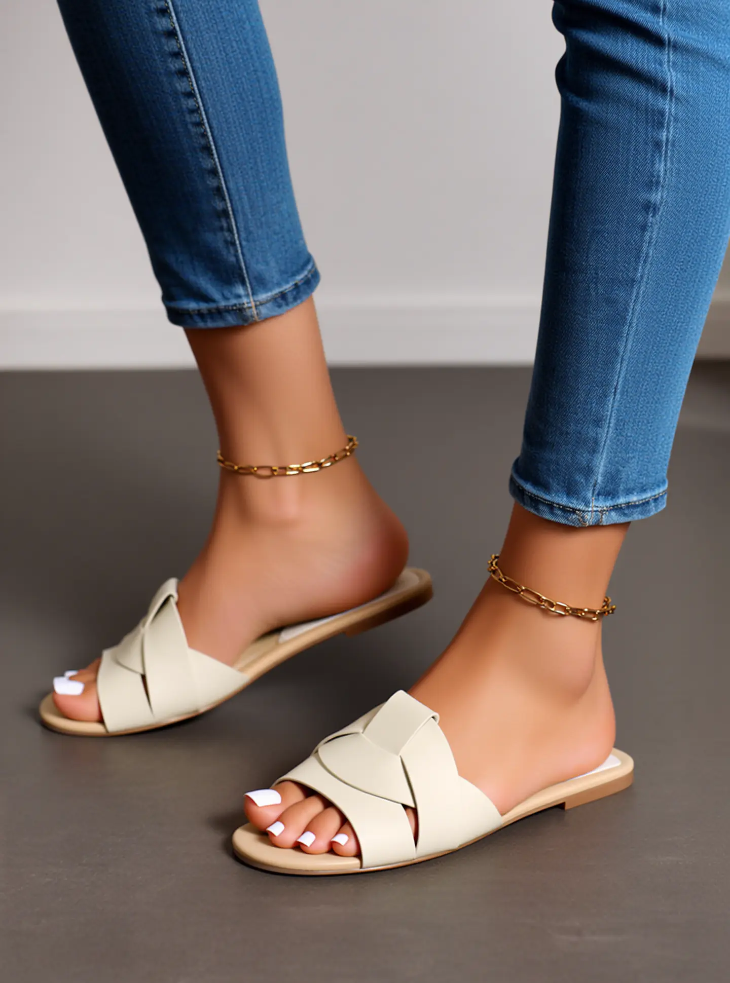 Brianna- Solid Color Sandals 1
