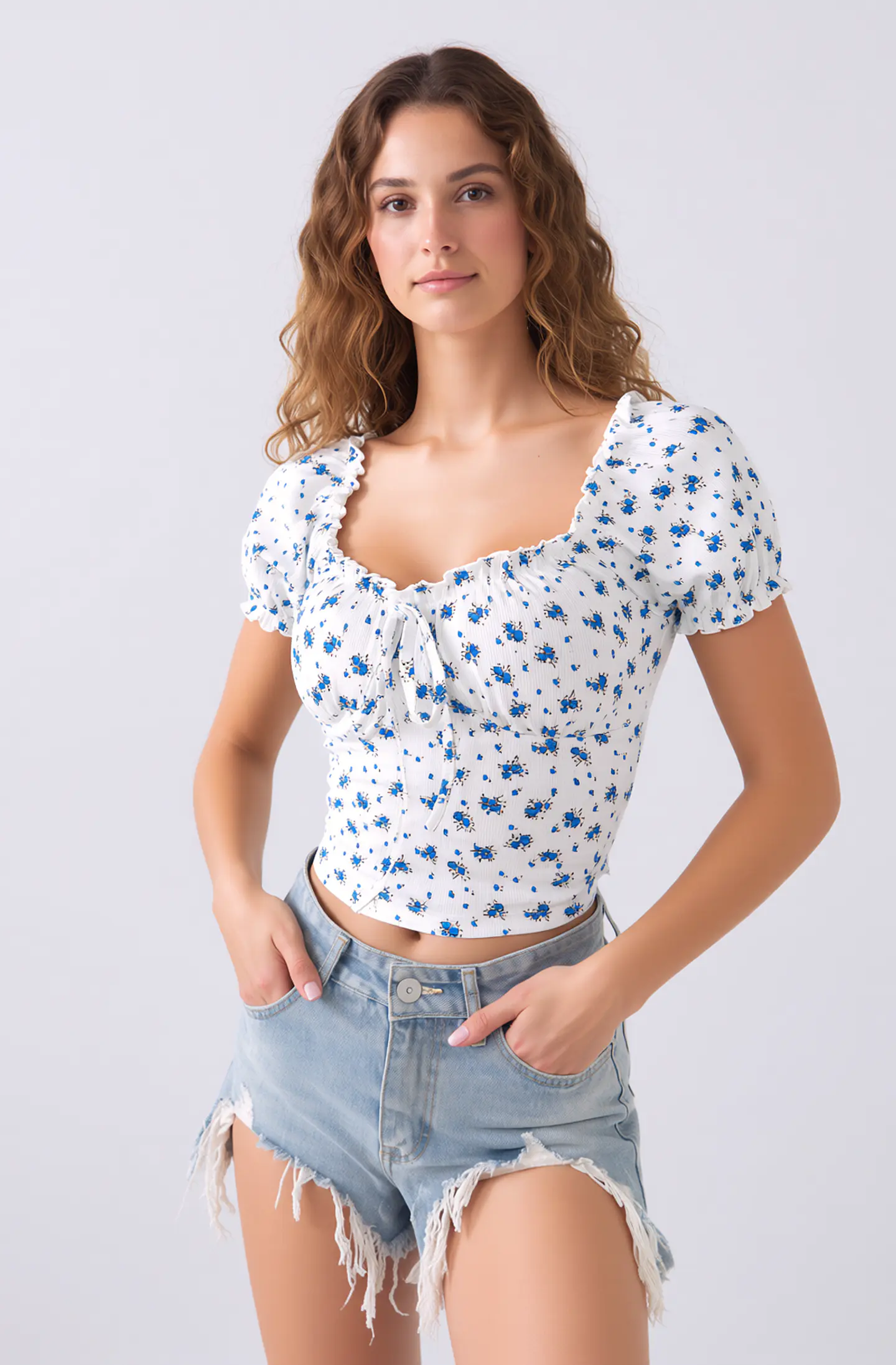 Gwendolen- Puff Sleeve Top 1