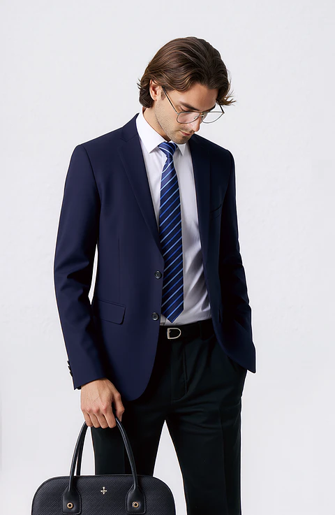 Lucas- Solid Color Blazer