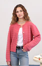 Elara- Retro Knitted Cardigan - thumbnail 1