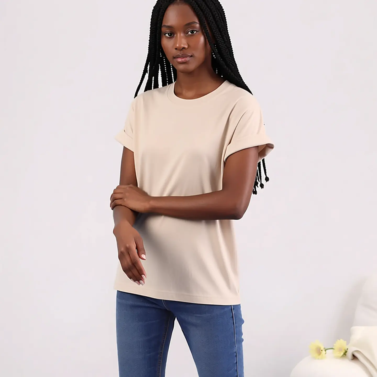 Natasha- Solid Color T-Shirt 8