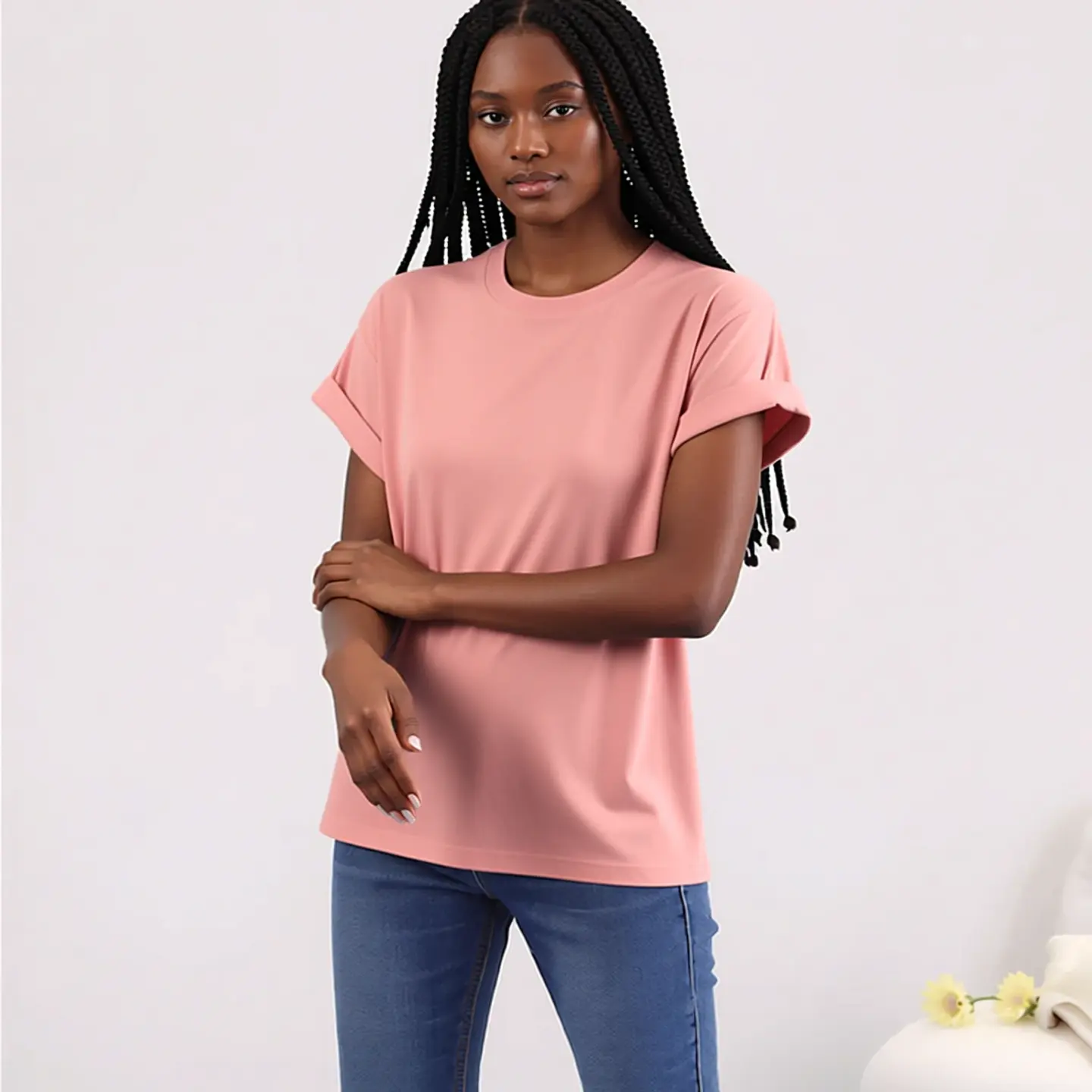 Natasha- Solid Color T-Shirt 9