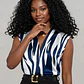 Kira- Sleeveless V-Neck Blouse - thumbnail 2