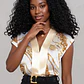 Kira- Sleeveless V-Neck Blouse - thumbnail 4