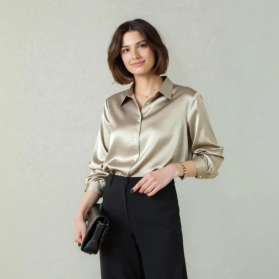 Goldie- Solid Color Blouse 3