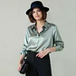 Goldie- Solid Color Blouse - thumbnail 4